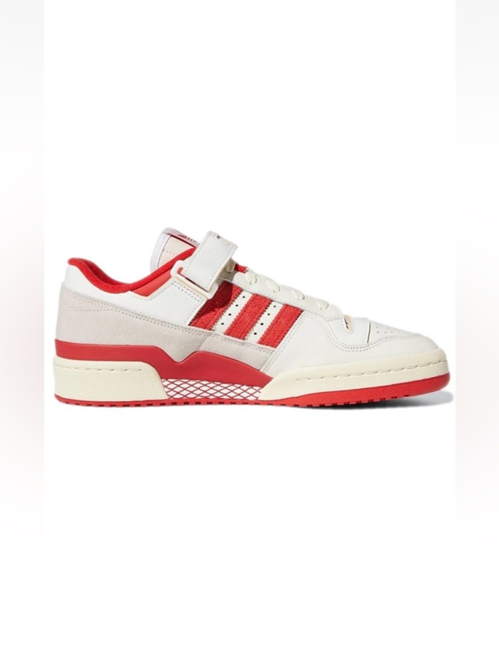 Adidas Originals Forum 84 low sneakers in white and red